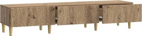 vidaXL Ντουλάπι TV 147 x 34,5 x 30 εκ Artisan Δρυς Επεξεργασμένο Ξύλο