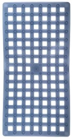 Πατάκι Αντιολισθητικό Square 00092.003 Blue 37X72 PVC