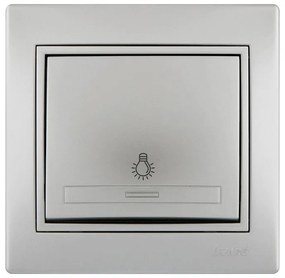 Lezard Μπουτόν Σύμβολο Λάμπα Ασημί Mira (Πλήρης) 701.1010102