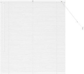 vidaXL Βενετσιάνικες Ρόδες Λευκό 130 x 110 εκ Αλουμίνιο