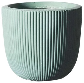 Κασπώ Πήλινο Στρογγυλό Stripe XL D-7940-8 44x44x36,5cm Veraman Supergreens Clay