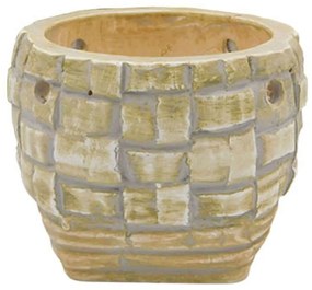 Κασπώ Μωσαϊκό 06-00-21532 Φ16x13,5cm Beige Marhome κεραμικο