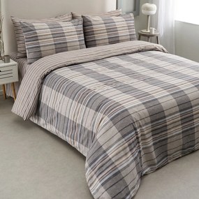 Σεντόνια Υπέρδιπλα (Σετ) Vesta Bristol 1 Μπεζ Χωρίς Λάστιχο 240x270