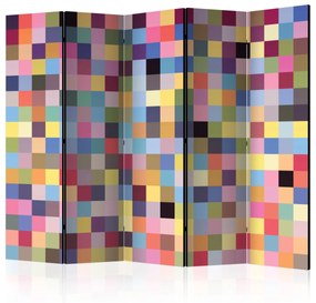 Διαχωριστικό με 5 τμήματα - Full range of colors II [Room Dividers]