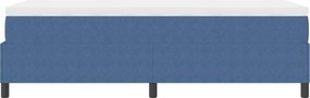 vidaXL Κρεβάτι με ελατήρια Μπλε και άσπρο 100 x 200 cm