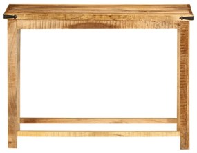 Τραπέζι Κονσόλα 100 x 30 x 75 εκ. από Μασίφ Ξύλο Μάνγκο - Καφέ