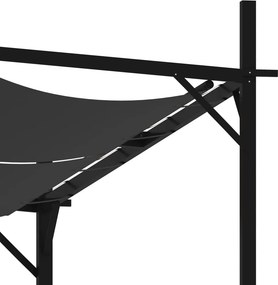 vidaXL Κιόσκι με Πτυσσόμενη Οροφή Ανθρακί 600 x 300 x 233 εκ.