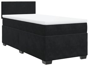 ΚΡΕΒΑΤΙ BOXSPRING ΜΕ ΣΤΡΩΜΑ ΜΑΥΡΟ 90X200 ΕΚ. ΒΕΛΟΥΔΙΝΟ 3288506