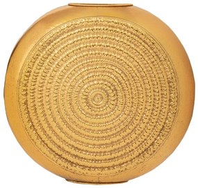 Βάζο Μεταλλικό 88955 72x21x70cm Gold Μέταλλο