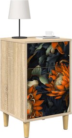 vidaXL Κομοδίνο LOCHEM 2 τμχ. Sonoma Δρυς 36 x 33 x 60 εκ