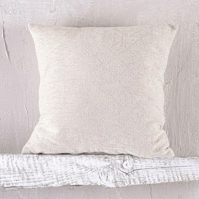Μαξιλαροθήκη Διακοσμητική Wonder Ecru Ρυθμός 40Χ40 Cotton,Chenille