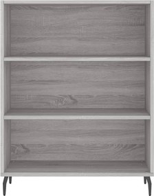 vidaXL Ντουλάπι Sonoma Γκρι 69,5x32,5x180 εκ. Επεξεργασμένο Ξύλο