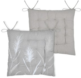 Μαξιλάρι Καρέκλας 2 Όψεων (38x38+4) S-F Pampa Naturel CUD818001GAL