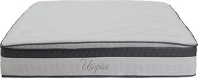 Στρώμα Utopia pakoworld pocket spring με ανώστρωμα aloe vera 30-32cm 160x200εκ