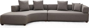 Corner Sofa Gondol-1 (CHL-3R) - Grey Grey