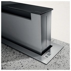 Elica Pandora IX/F/90 Απορροφητήρας Νησίδα Downdraft 90cm Μαύρος