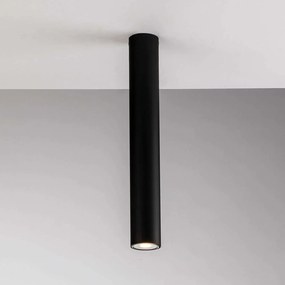 Φωτιστικό Οροφής - Πλαφονιέρα Fluke I-FLUKE-PL40 NERO 1xGU10 Φ5,5cm 40cm Black Luce Ambiente Design Μέταλλο