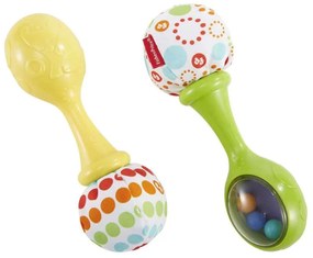 Κουδουνίστρες Μαράκες Rattle ’n Rock (Σετ 2Τμχ) Fisher Price BLT33 Multi Mattel