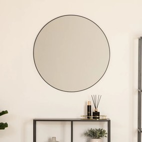 Διακοσμητικός Καθρέφτης Τοίχου (Φ76) A-S Alice Black 179422A
