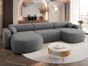 Γωνιακός καναπές Nicelo U-Γκρι