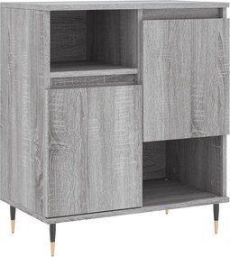 vidaXL Ντουλάπι Γκρι Sonoma 60x35x70 εκ. από Επεξεργασμένο Ξύλο