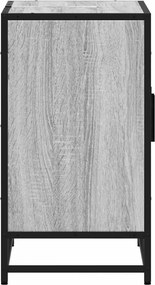 vidaXL Ντουλάπι νιπτήρα μπάνιου γκρι Sonoma 90x33x60 cm