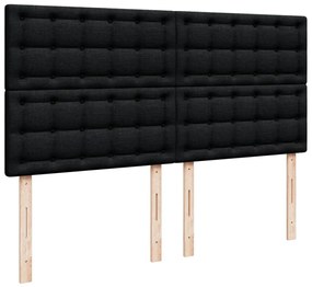 ΚΡΕΒΑΤΙ BOXSPRING ΜΕ ΣΤΡΩΜΑ ΜΑΥΡΟ 180X200 ΕΚ. ΥΦΑΣΜΑΤΙΝΟ 3291375