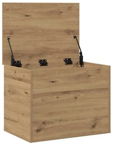 vidaXL Κουτί Αποθήκευσης με Καπάκι σε Στυλ Artisan Oak 60x42x46 εκ Επεξεργασμένο Ξύλο