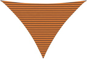 vidaXL Πανί σκιάς Πορτοκαλί και Καφέ 5 x 5 x 6 m