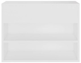 Παπουτσοθήκη Λευκή 60 x 30 x 45 εκ. από Μοριοσανίδα - Λευκό
