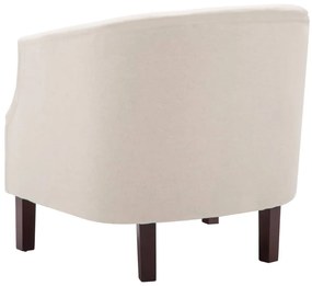 vidaXL Πολυθρόνα Μπεζ Υφασμάτινη