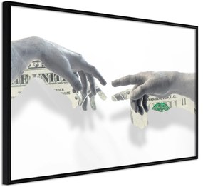 Αφίσα - Touch of Money - 60x40 - Μαύρο - Χωρίς πασπαρτού