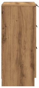 vidaXL Μπουφές Αρτισιανή Δρυς 60 x 30 x 70 εκ. από Επεξεργασμένο Ξύλο
