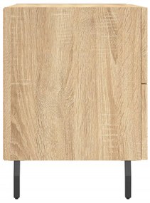 vidaXL Κομοδίνα 2 τεμ. Sonoma Δρυς 40 x 35 x 47,5 εκ. Επεξεργ. Ξύλο