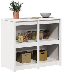vidaXL Ντουλάπα Κουζίνας με ράφι Θερμό λευκό 106 x 55 x 92 cm