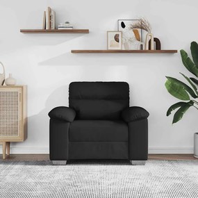 vidaXL Πολυθρόνα Μαύρη 100x81x84 εκ. από Συνθετικό Δέρμα