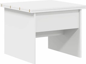 vidaXL Τραπεζάκι σαλονιού Λευκό 55 x 54,5 x 45 εκ Επεξεργασμένο ξύλο