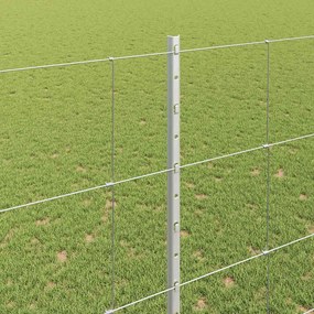 vidaXL Άγριος Φράκτης με Στηρίγματα 50 x 1,5 μέτρα (Π x Υ)