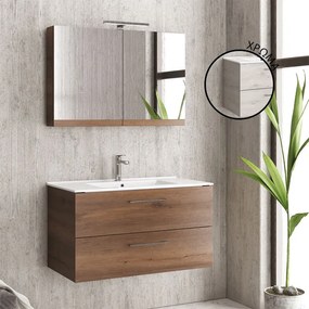 KARAG NEW ELSA Βάση με δύο συρτάρια Ice Oak 8902 NEW ELSA 90 KARAG 89x45x48cm KARAG-5206836048857