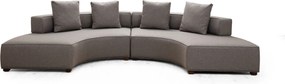 Corner Sofa Gondol-2 (CHL-SOL-CHL-SAĞ) - Grey Grey