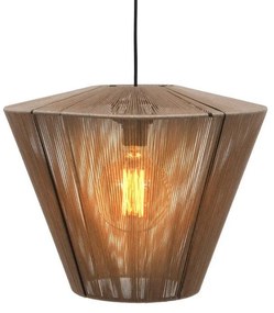 Φωτιστικό Οροφής Μονόφωτο Cord Fylliana Καφέ 50x35 εκ. 50x50x100 εκ.