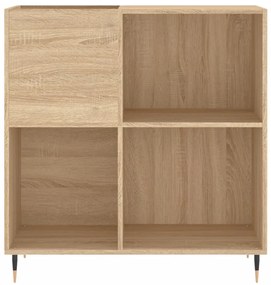 vidaXL Δισκοθήκη Sonoma Δρυς 84,5 x 38 x 89 εκ. από Επεξεργασμένο Ξύλο