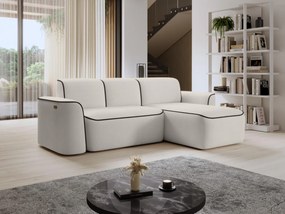 Γωνιακός καναπές Umbert-Leuko-Δεξιά - 287.00Χ190.00Χ88.00cm