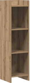 vidaXL Βιβλιοθήκη Artisian Δρυς 30 x 30 x 111 εκ Επεξεργασμένο Ξύλο