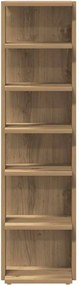 vidaXL Παπουτσοθήκη Χρώμα Αρτισιανή Δρυς 28x27x102 εκ. Επεξ. Ξύλο