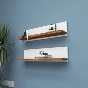 Ράφι Τοίχου Λευκό POBEMU 60x13x15