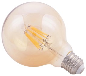 ΛΑΜΠΤΗΡΑΣ GLOBO LED FILAMENT 8W E27 3000K ΧΡΥΣΟ DIMMABLE