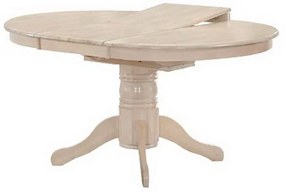 Τραπέζι Επεκτεινόμενο Nirvana Ε7680,1 D.106 +30x75cm White Wood