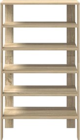 vidaXL Παπουτσοθήκη Sonoma Δρυς 61x32x105 εκ. Επεξεργασμένο Ξύλο