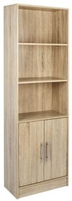 Melamine bookcase  sonama 60x30x180